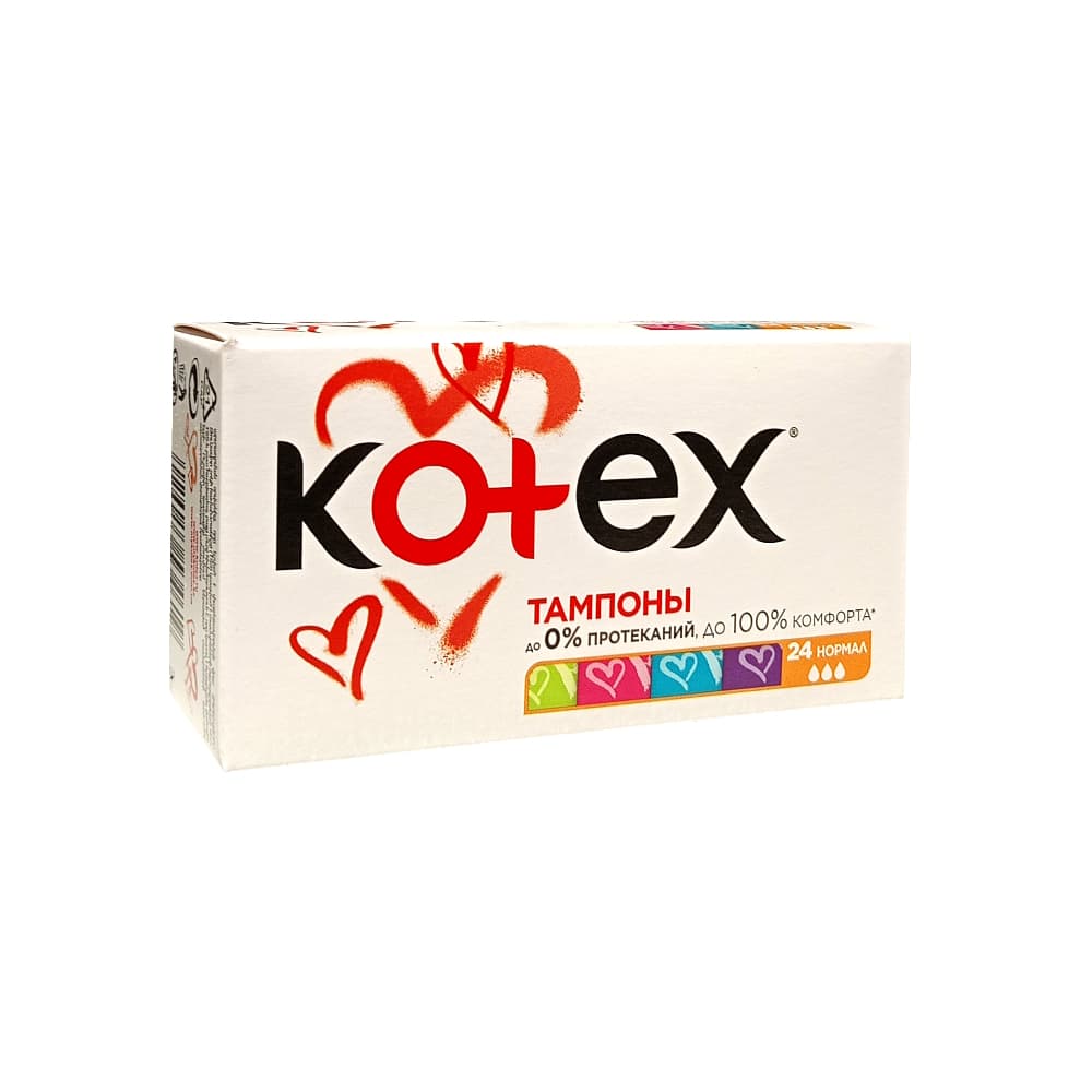 KOTEX Нормал тампоны, №24