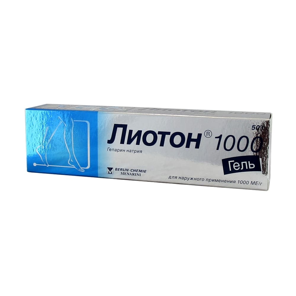 Лиотон 1000 гель, 50 гр