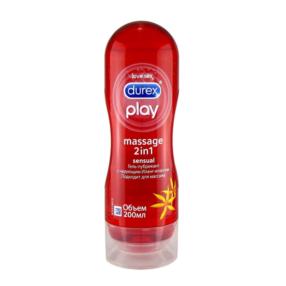 DUREX Play Massage Sensual гель-смазка 2в1, 200 мл.