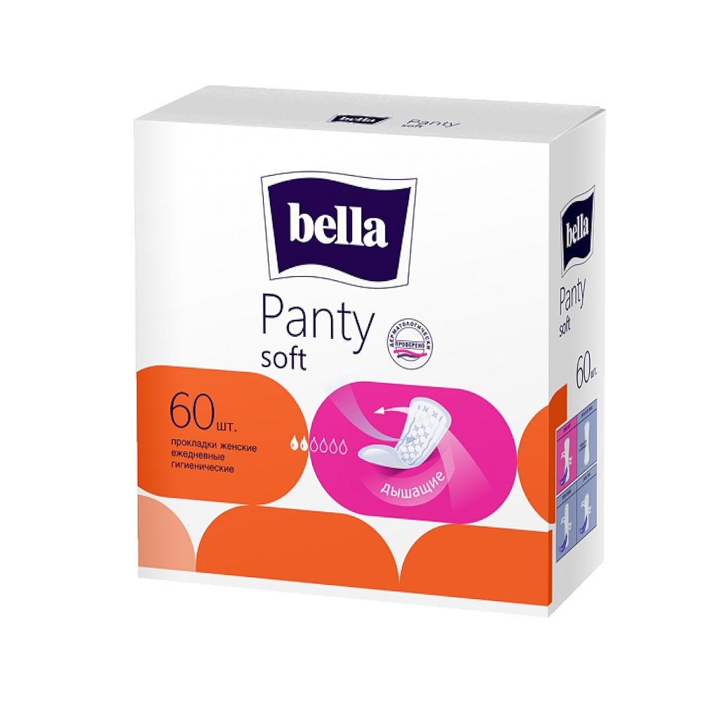 Bella Panty soft прокладки ежедневные, 60 шт.