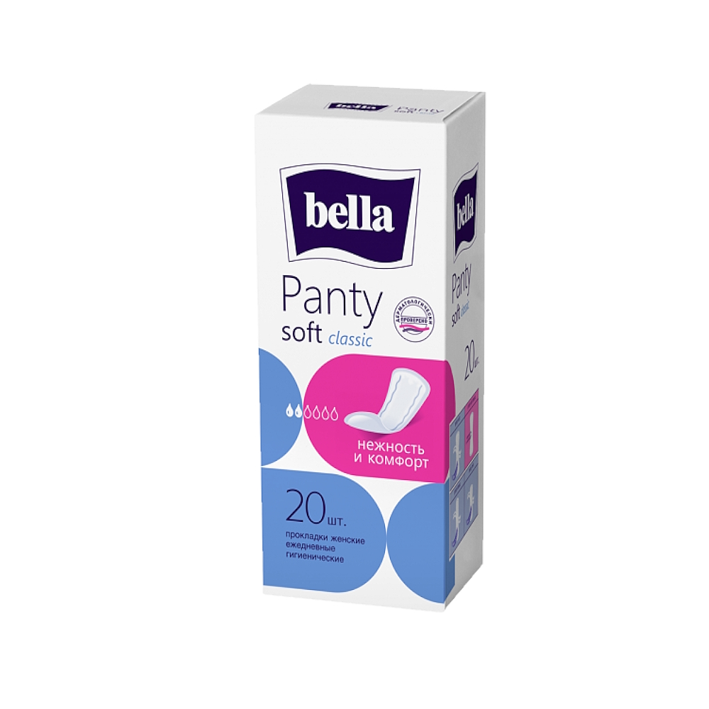 Bella Panty Soft Classic прокладки ежедневные, 20 шт.