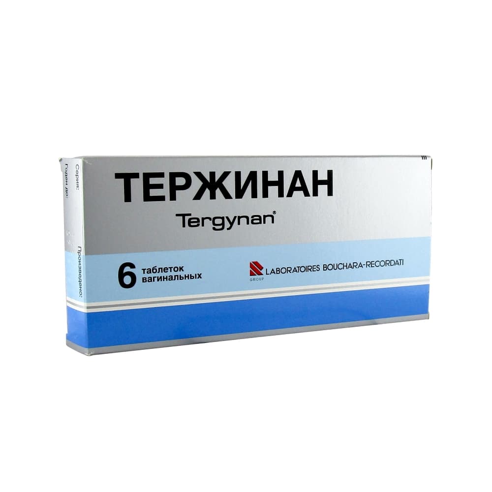 Тержинан таблетки ваг., 6 шт