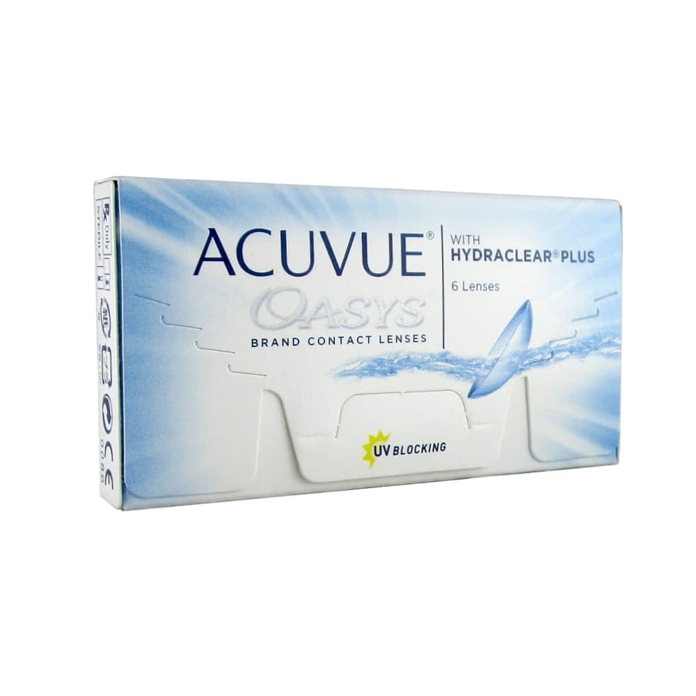 Acuvue OASYS With Hidraclear Plus Двухнедельные контактные линзы -1,25 6 шт.
