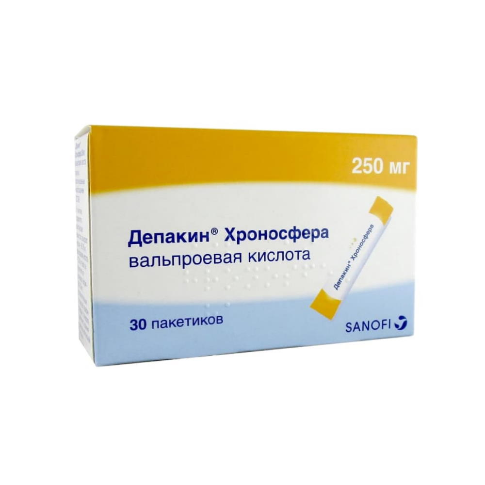 Депакин Хроноссфера гранулы в пак. 250 мг, 30 шт.