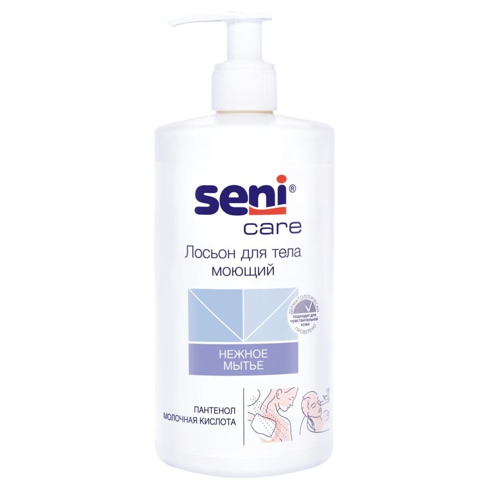 Seni Care лосьон моющий для тела для сухой кожи, 500 мл