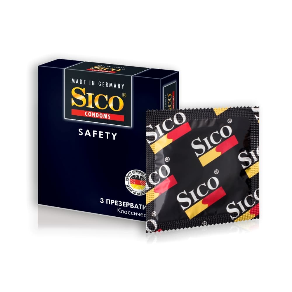 SICO SAFETY Презервативы классические, 3 шт