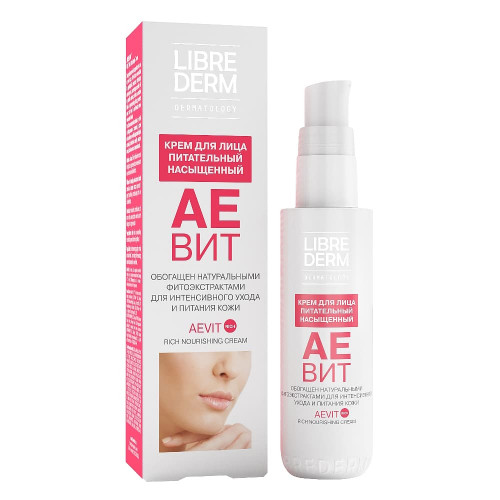 LIBREDERM Аевит Крем для лица питательный, 50 мл.