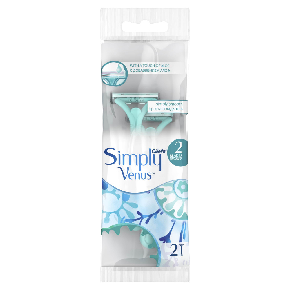 Gillette  Venus Simpiy II бритва одноразовая для женщин , 2 шт