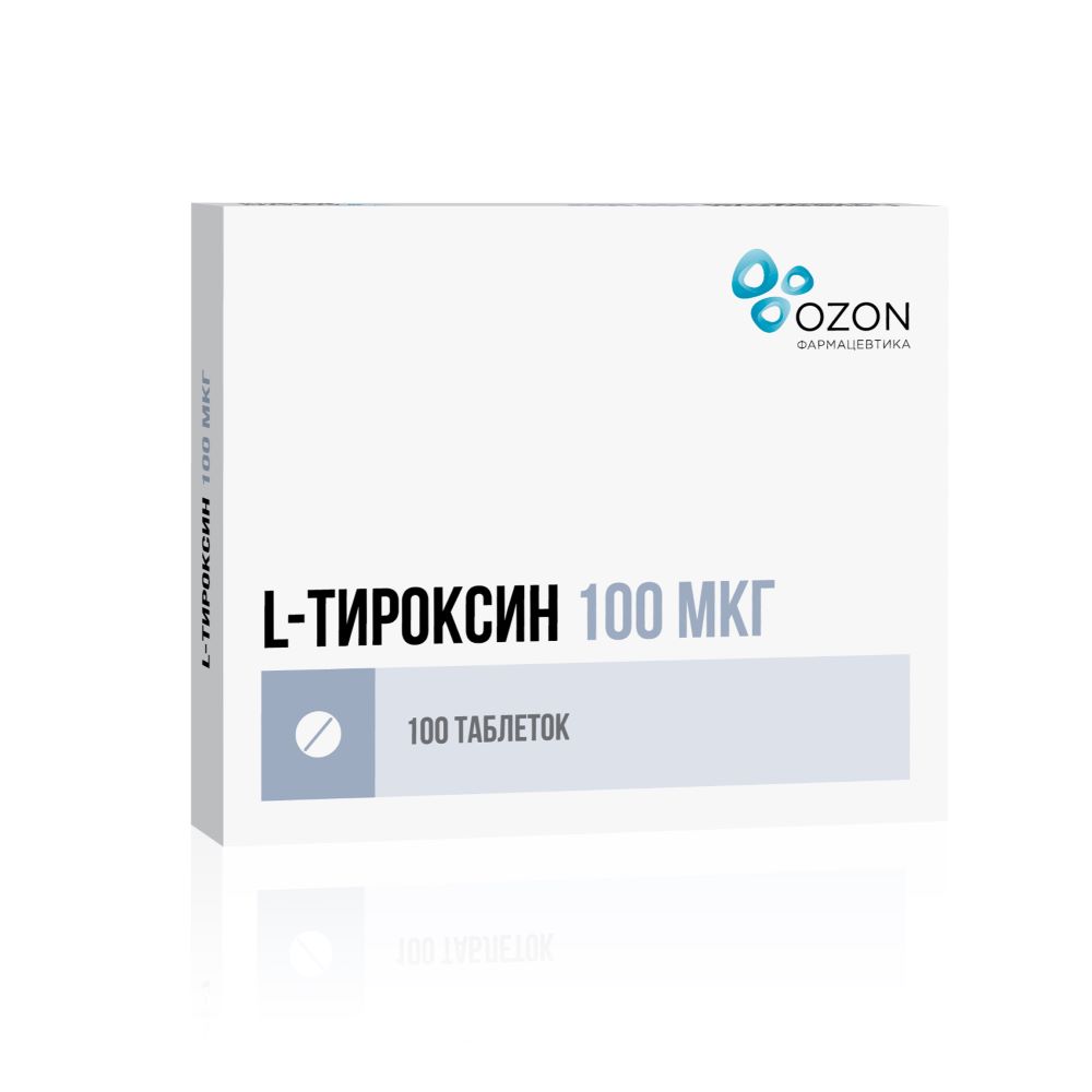 L-Тироксин 100 таблетки 100 шт.
