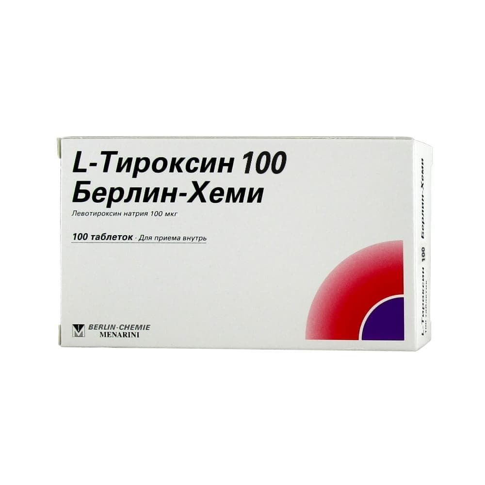 L-Тироксин 100 таблетки 100 шт.