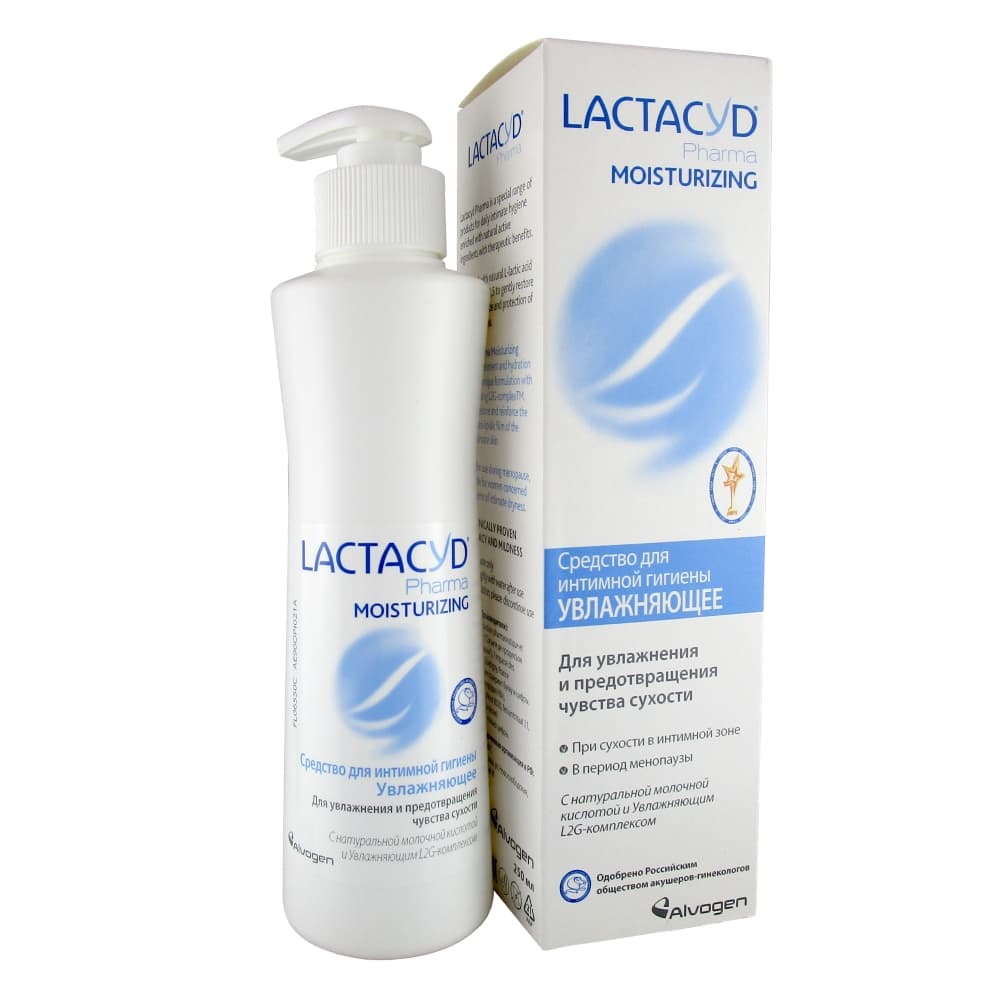LACTACYD Pharma Увлажняющие средство для интимной гигиены , 250 мл