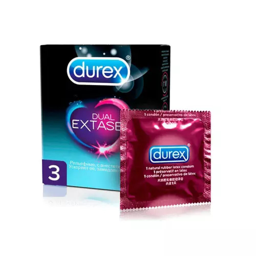 DUREX Dual Extase презервативы, №3