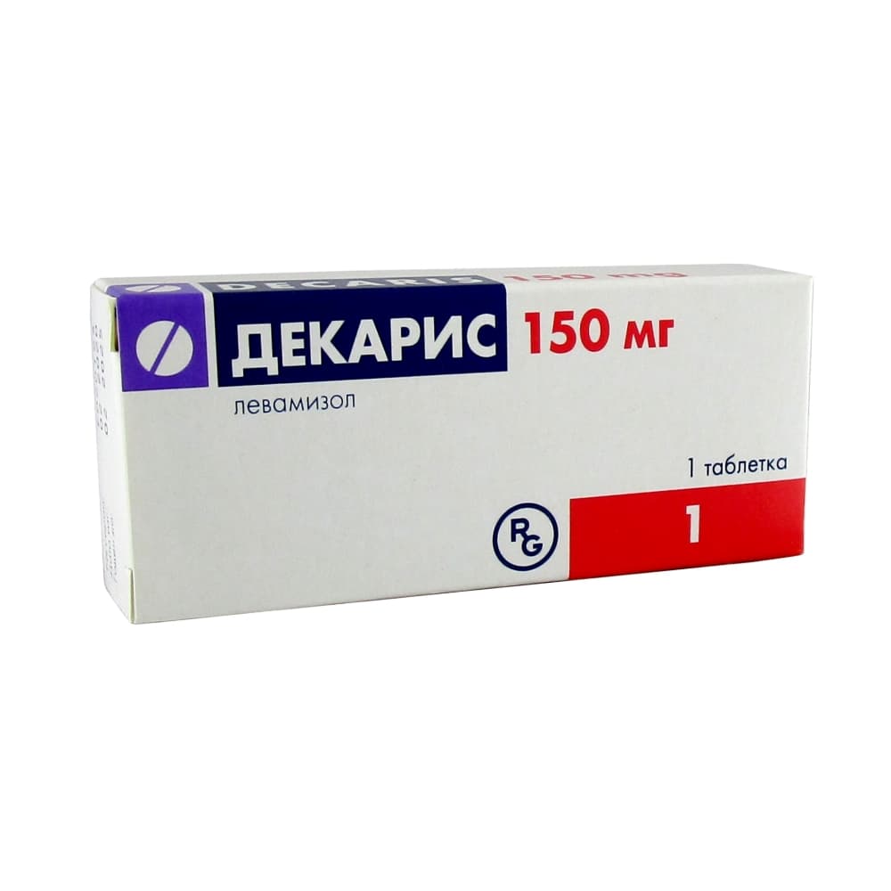 Декарис таблетки 150 мг, 1 шт