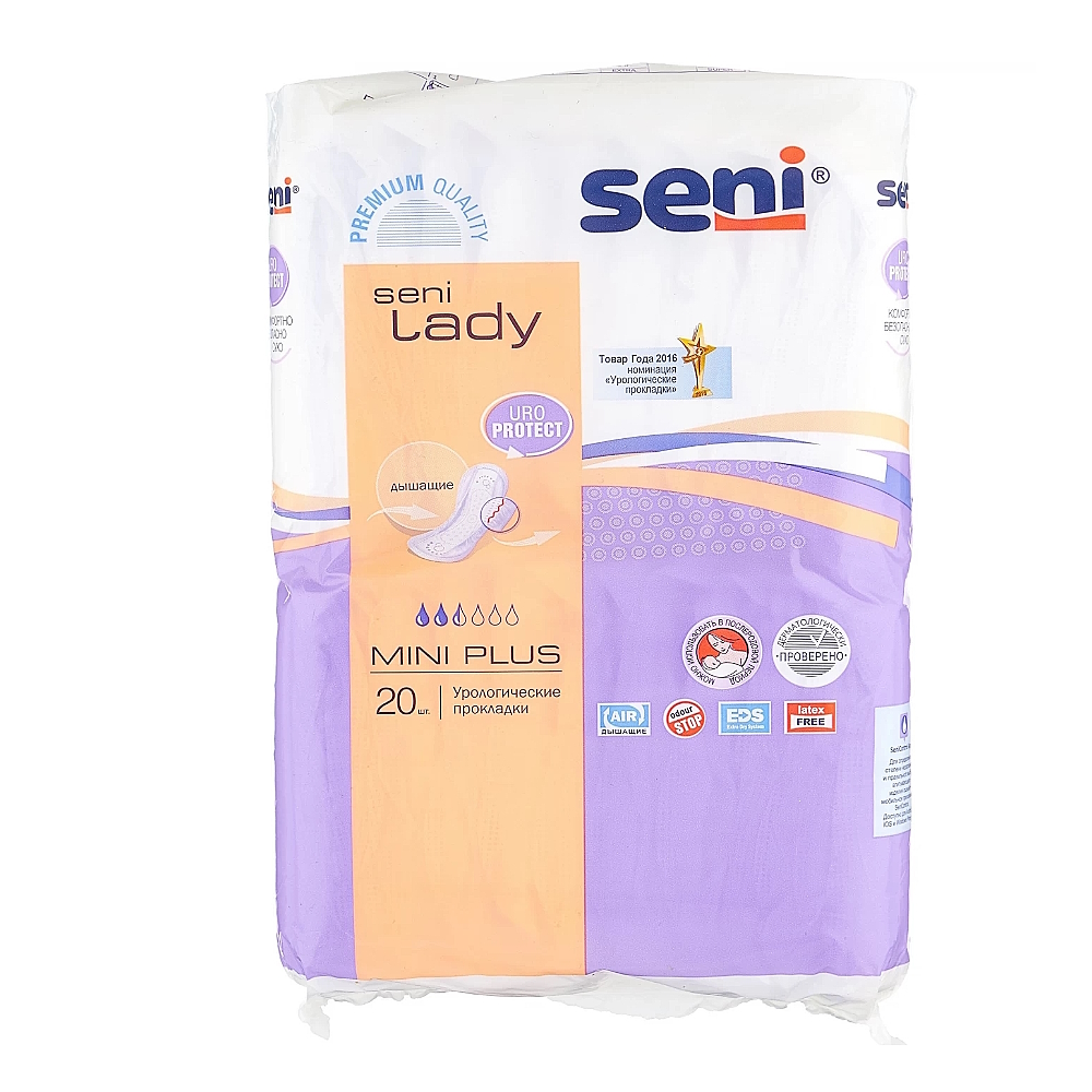 Seni Lady Mini Plus прокладки урологические, 20шт.