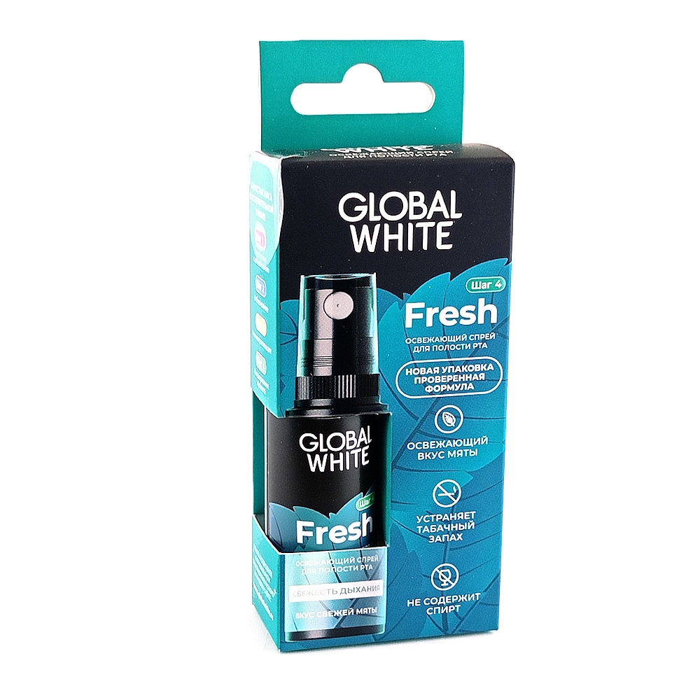 GLOBAL White Fresh спрей для полости рта, 15 мл.