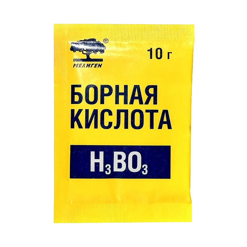 Борная кислота порошок 10гр