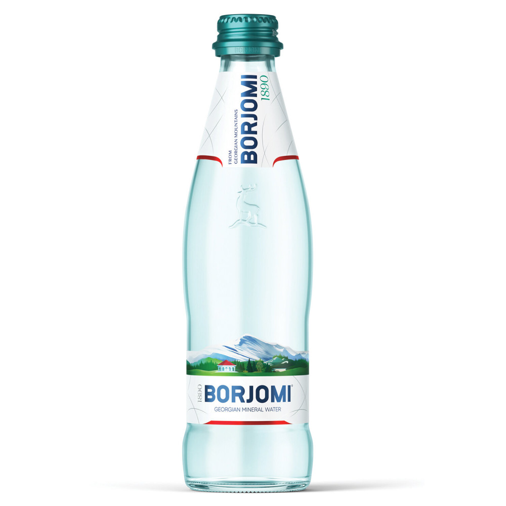 BORJOMI минеральная вода в стекле 0,5 литр