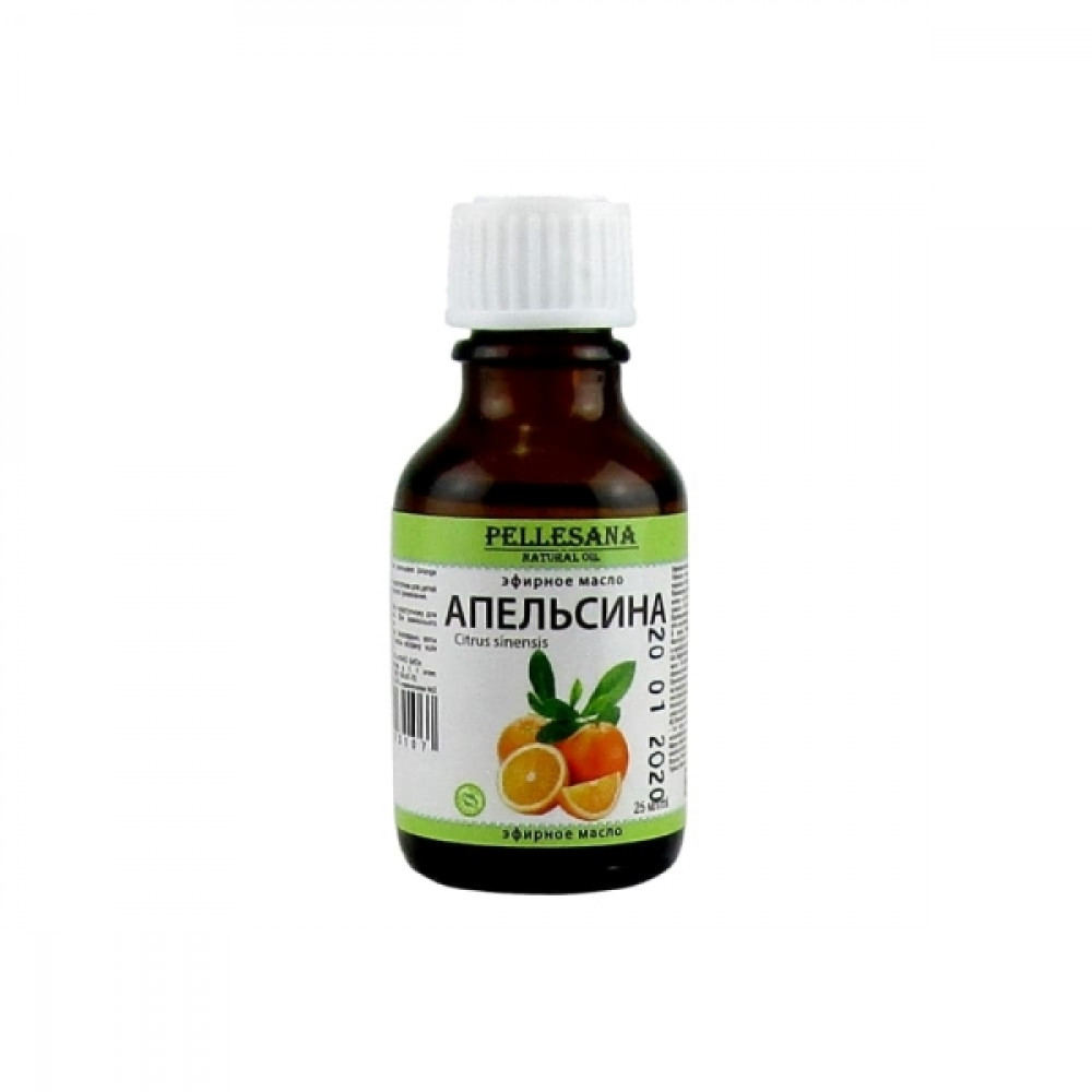 Эфирное масло апельсина, 25 мл.