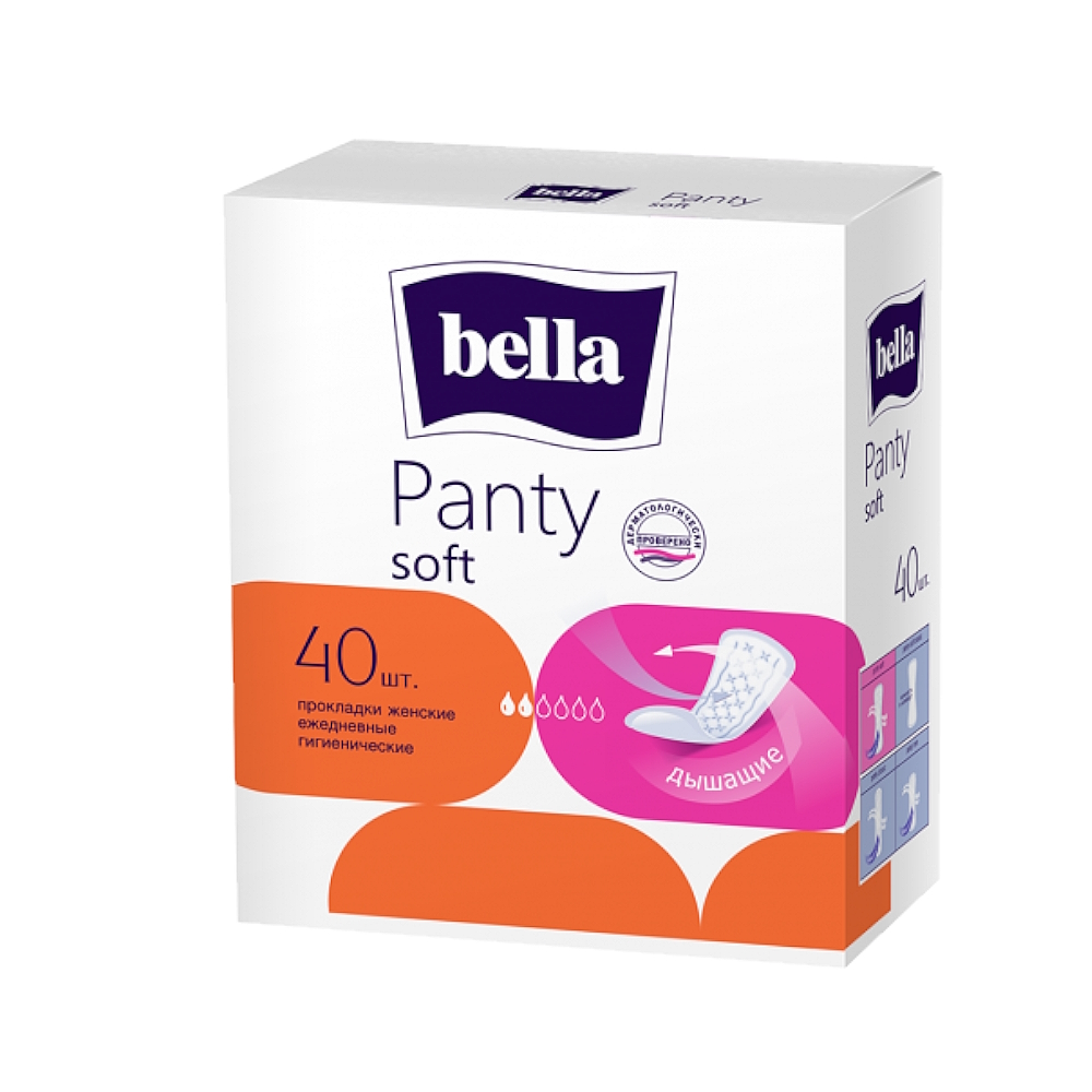 Bella Panty soft прокладки ежедневные, 40 шт.