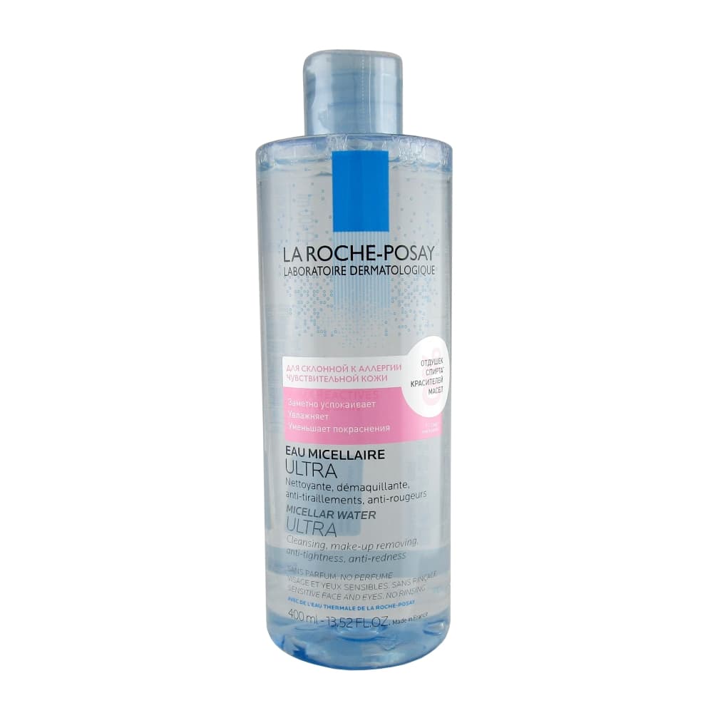 La Roche-Posay Мицеллярная вода ULTRA для склонной к аллергии чувствительной кожи, 400 мл