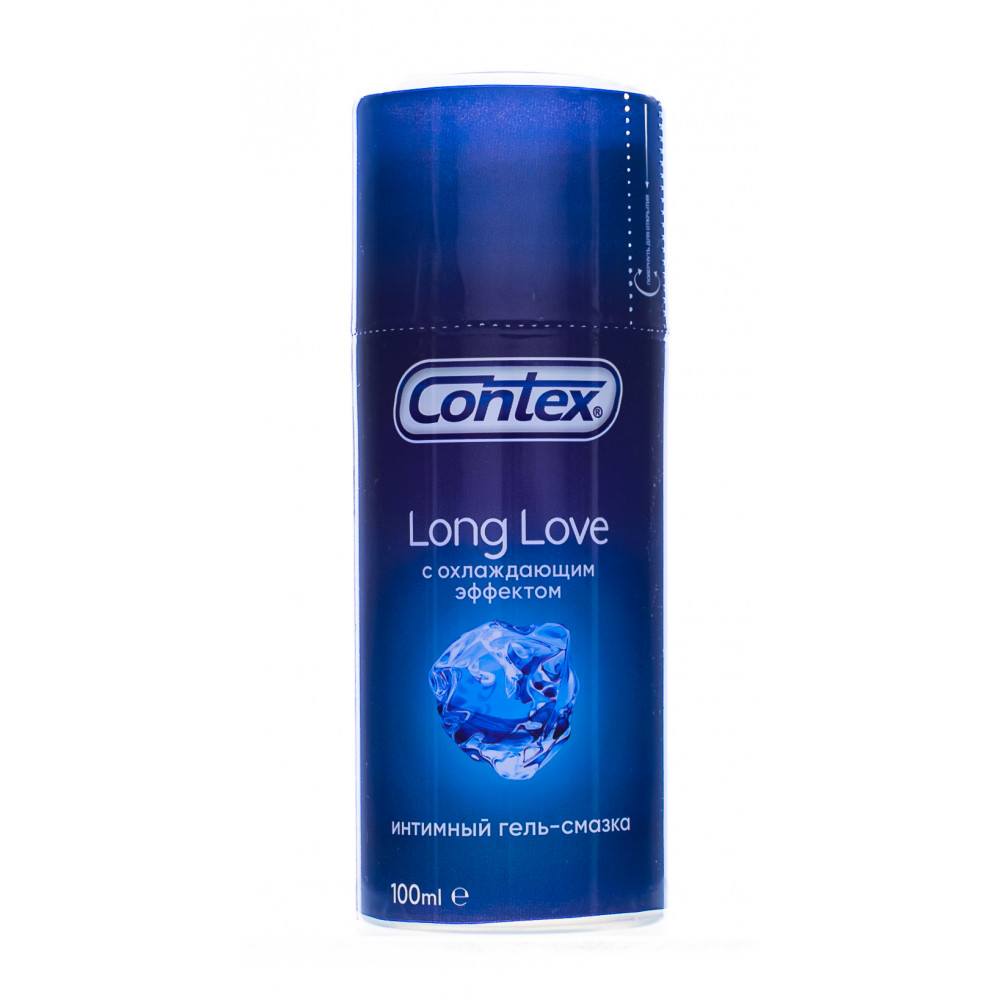 CONTEX Long Love гель-смазка с охлаждающим эффектом, 100 мл.