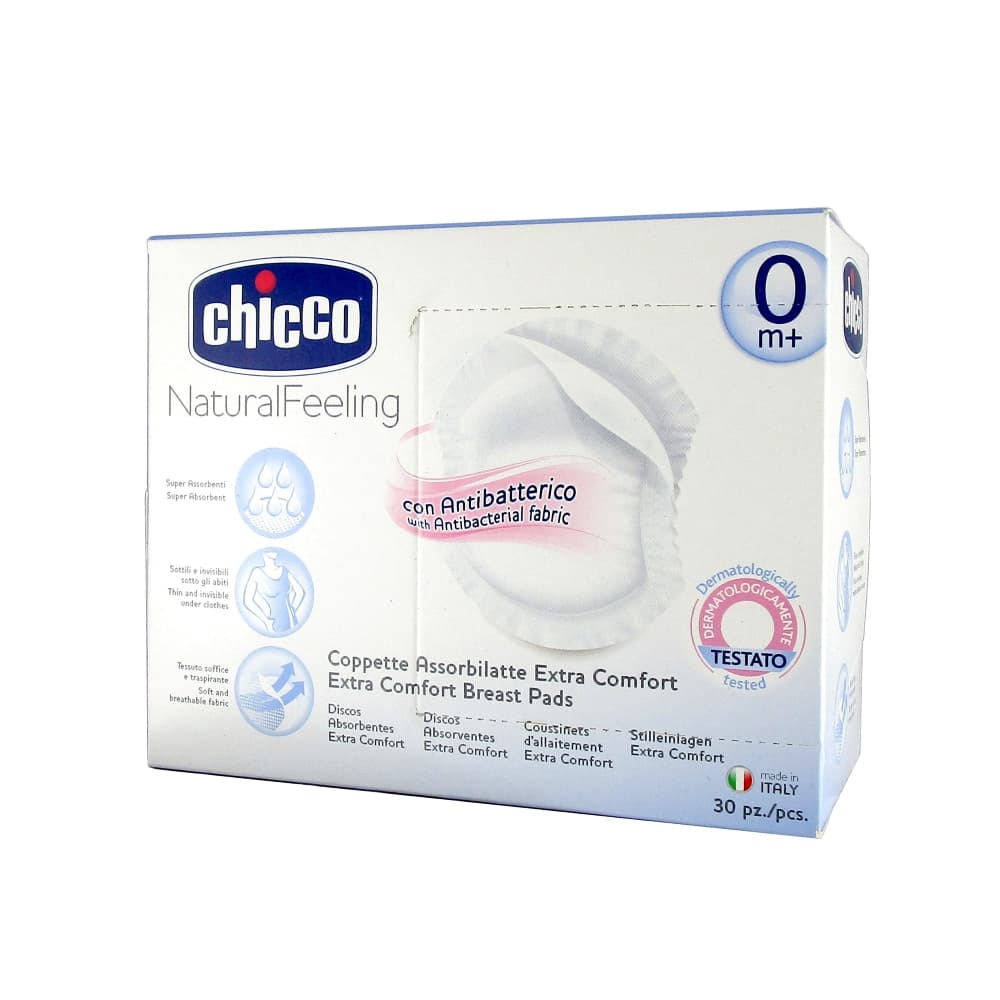 Chicco Прокладки для груди антибактериальные 30 шт.