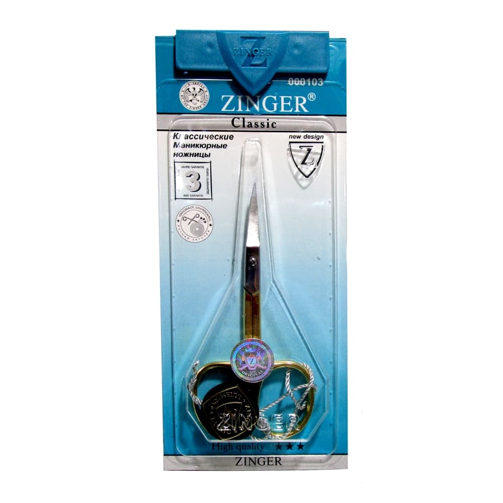 Zinger ножницы маникюрные ручной заточки /В-113-HG-SH/