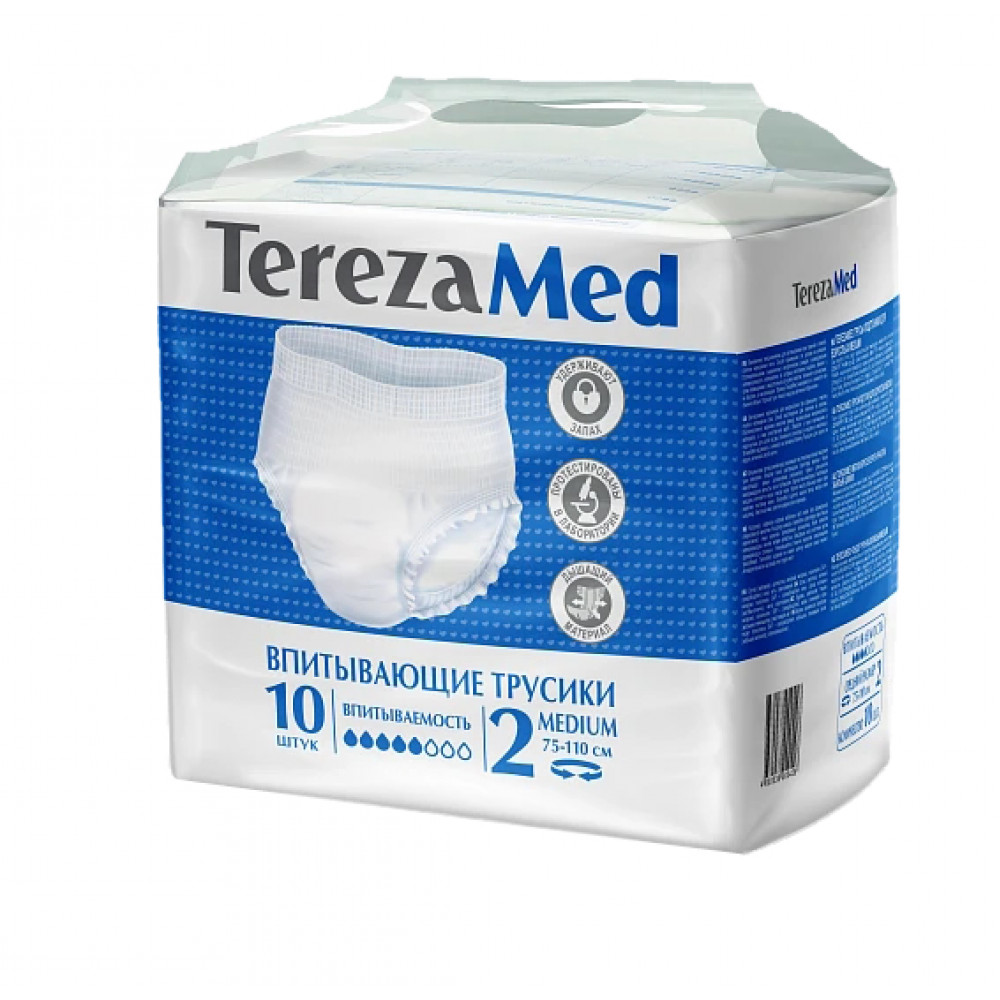 Tereza Med впитывающие трусы для взрослых Medium, 10 шт