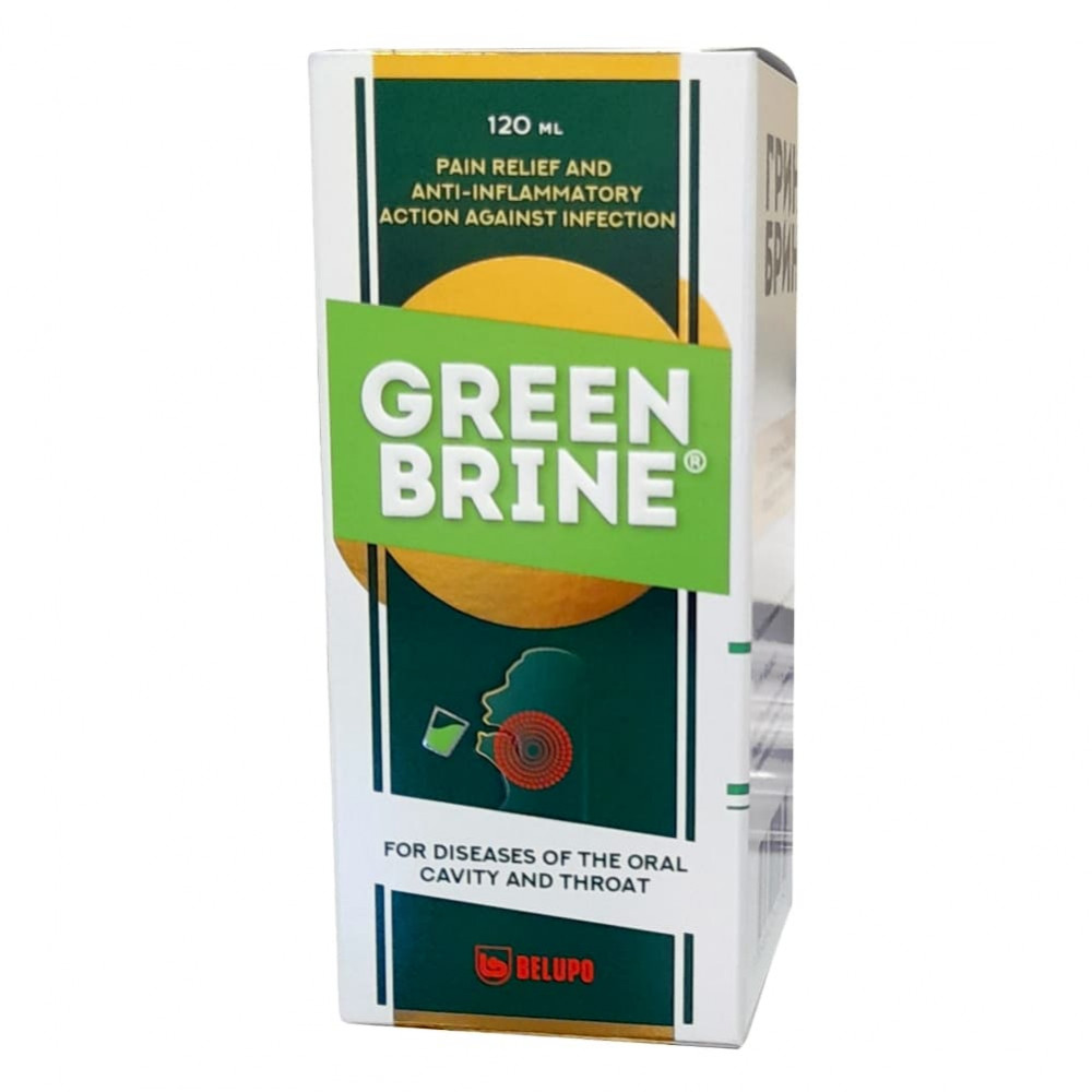 Грин Брин, 1.5 мг/мл, раствор для местного применения, 120 мл.