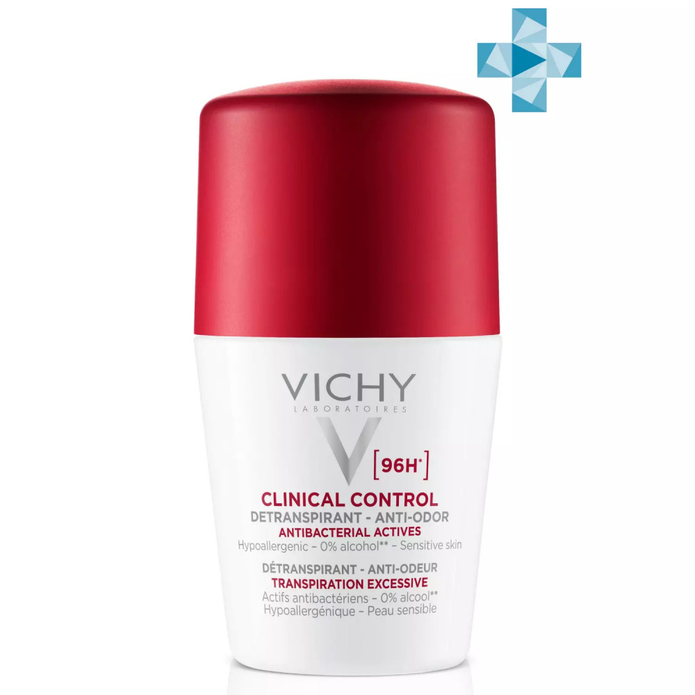 VICHY Clinical Control дезодорант-антиперсперант, защита 96 часов, 50 мл