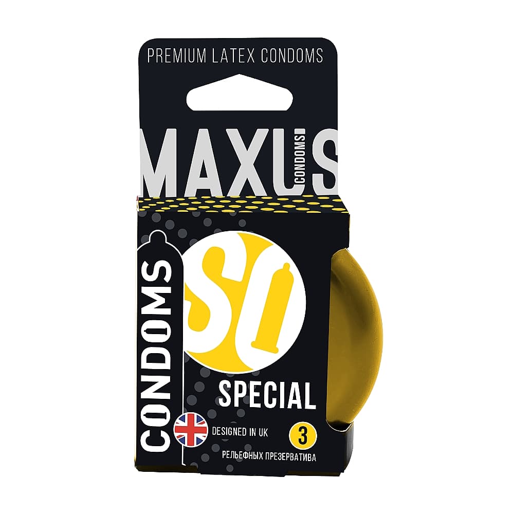 MAXUS Special точечно-ребристые презервативы, №3