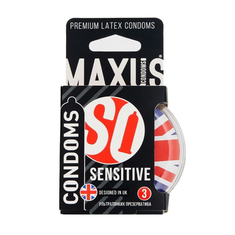 MAXUS Air Sensitive Презервативы ультратонкие, 3 шт.