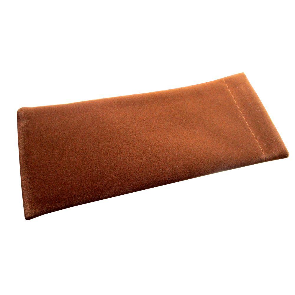 Мешок для очков бархатный коричневый