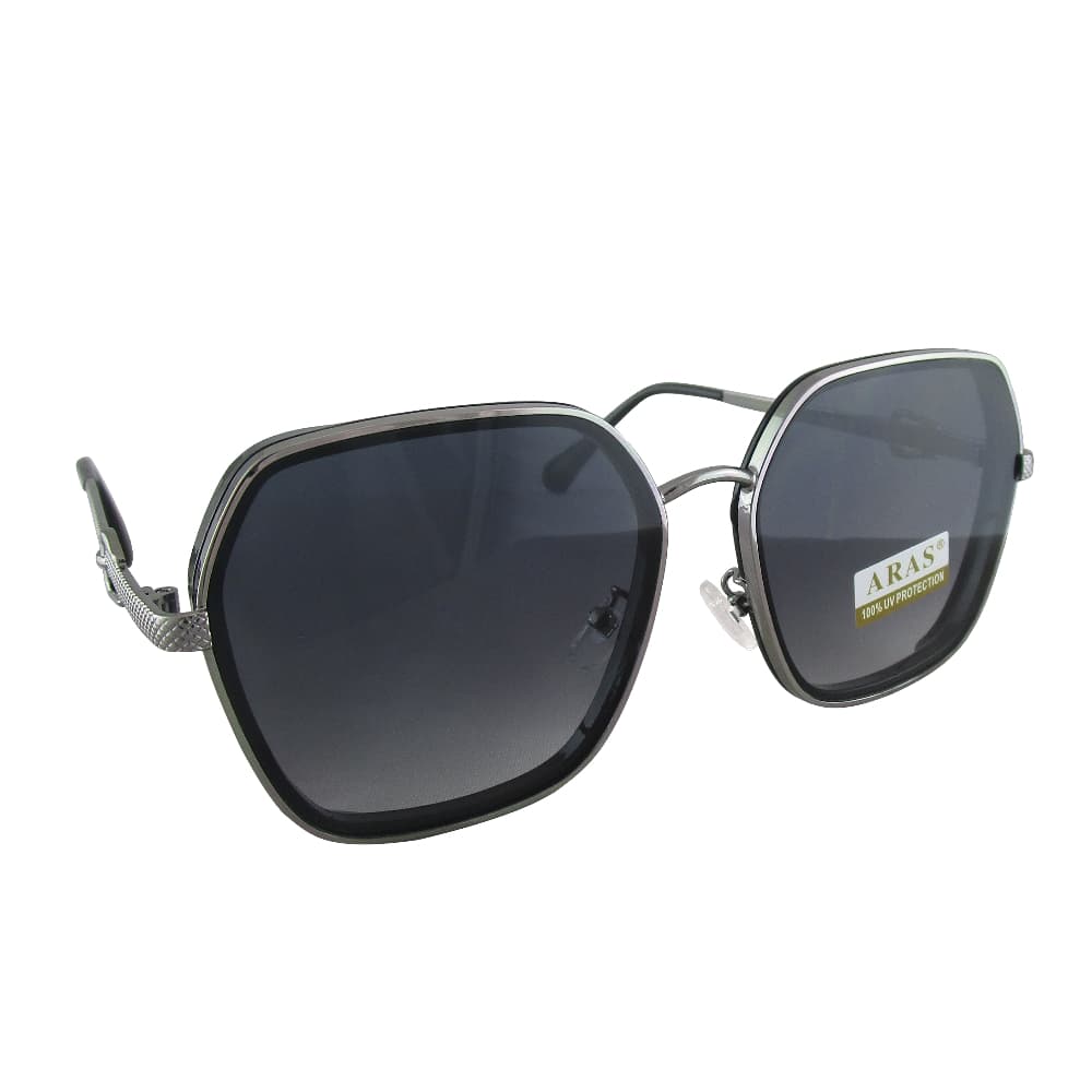 Очки ARAS солнцезащитные черный градиент /8652