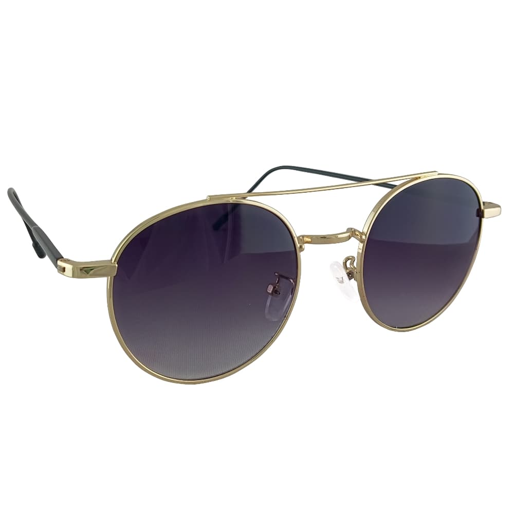 Очки солнцезащитные черно-золотые /482