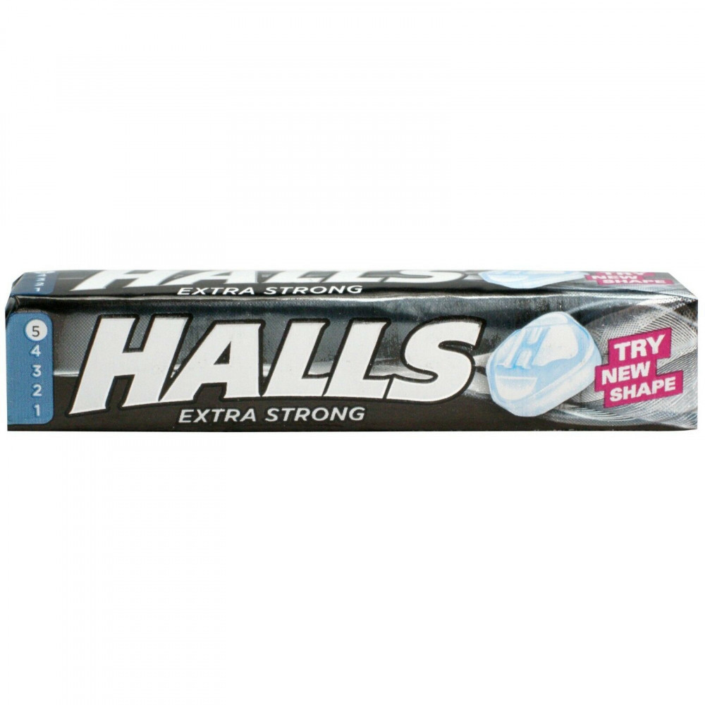 Halls леденцы со вкусом ментол экстра, 25гр