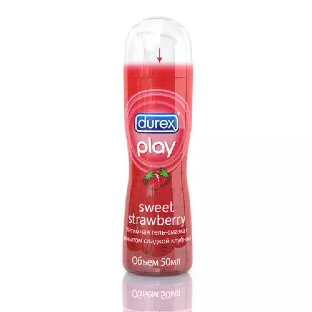 DUREX Play Sweet Strawberry гель-смазка с ароматом сладкой клубники, 50 мл.