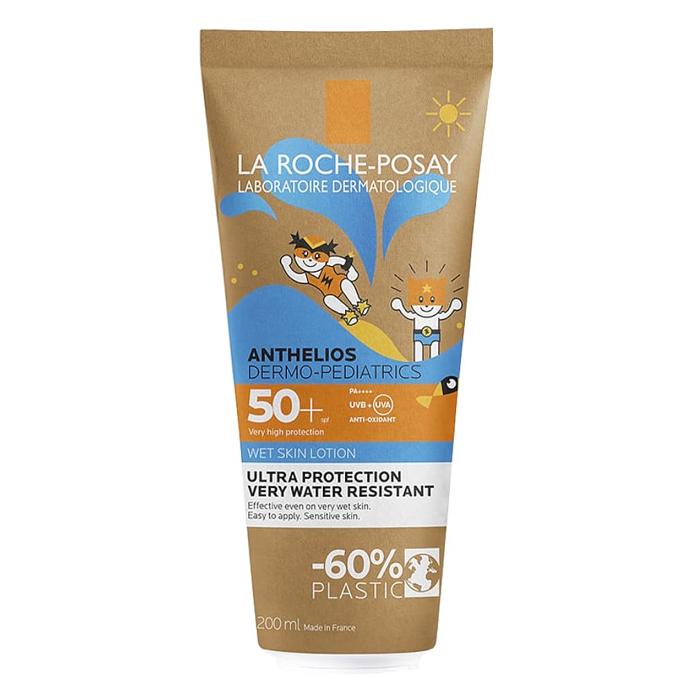 La Roche-Posay Anthelios-24 Dermo-Pediatrics гель для лица и тела детский,с технологией нанесения на влажную кожу SPF50+, 200 мл