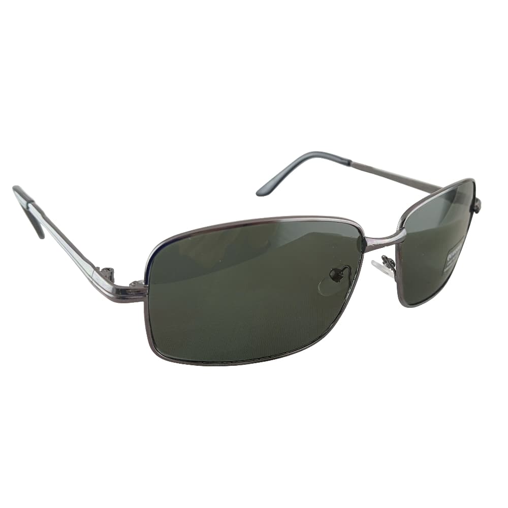 Очки QUANSHOU солнцезащитные на широкое лицо, стекло, серые /8013