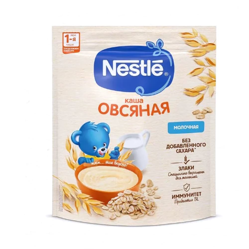 Nestle каша молочная, овсяная с 5-ти месяцев, 200 гр