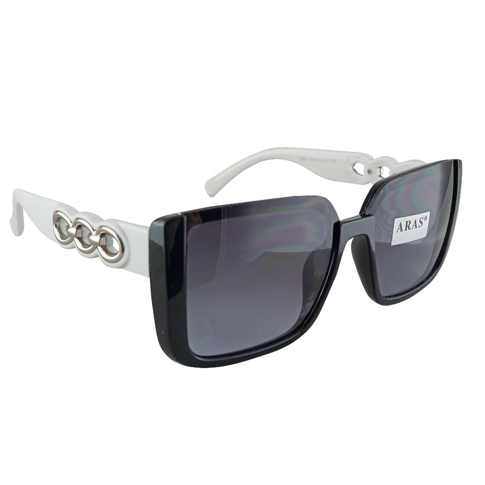 Очки ARAS солнцезащитные, черно-белые /8951