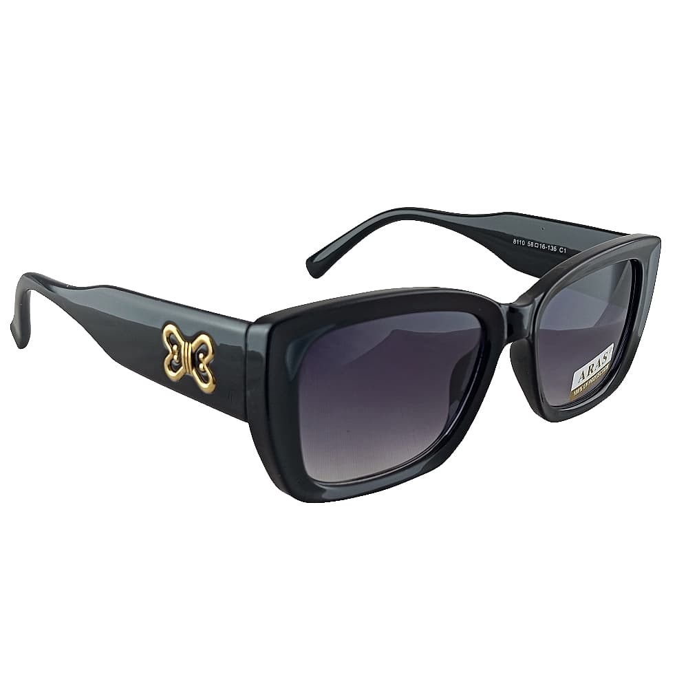 Очки ARAS солнцезащитные, черный градиент /8110