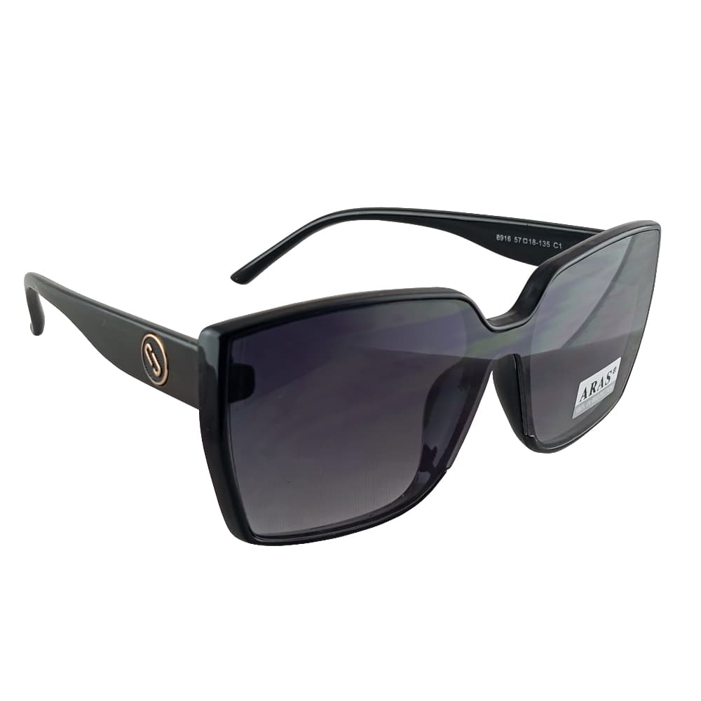 Очки ARAS солнцезащитные, черный градиент /8916