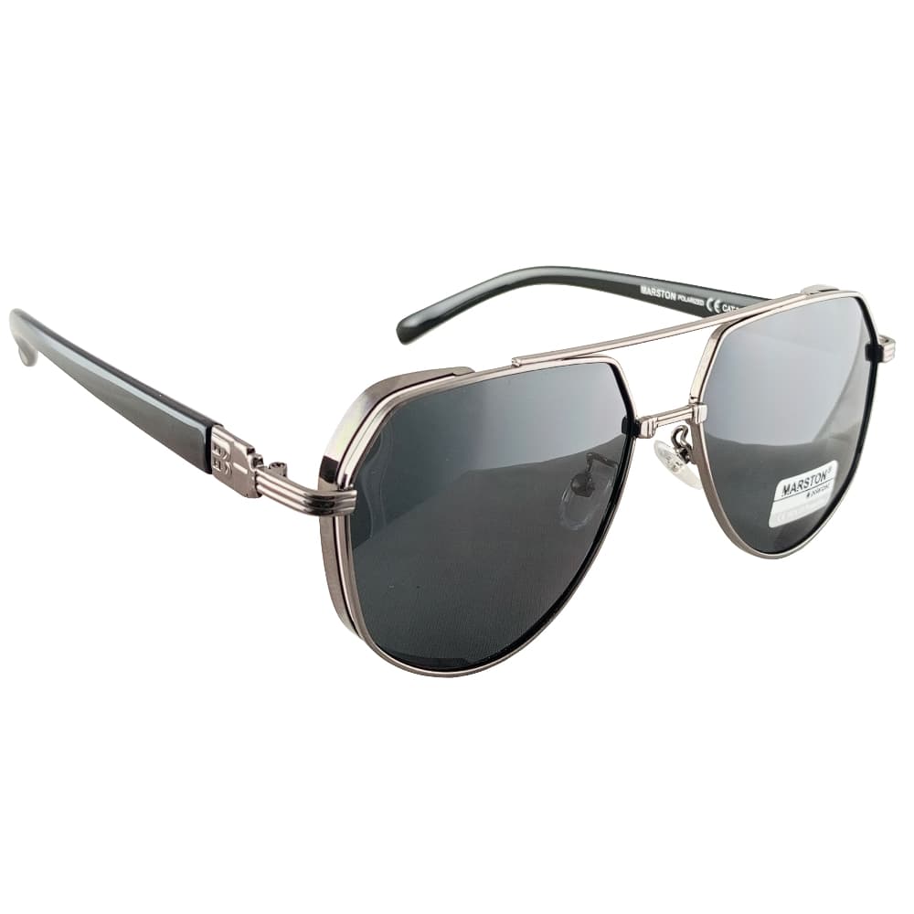 Очки MARSTON polarized_2024 солнцезащитные черно-серые /9308