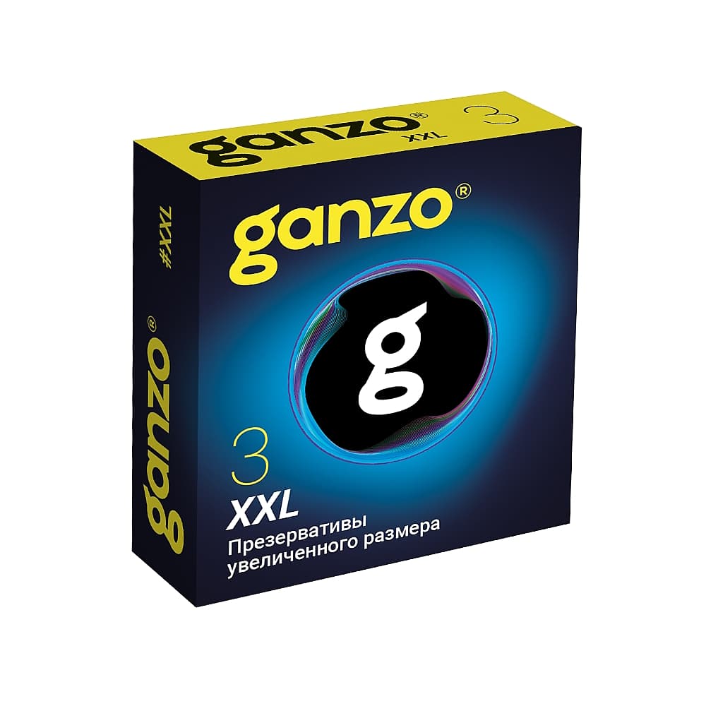 Ganzo Презервативы XXL, 3 шт