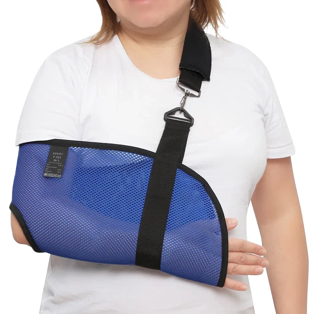 Бандаж для плеча и предплечья синий /F-223/ Крейт
