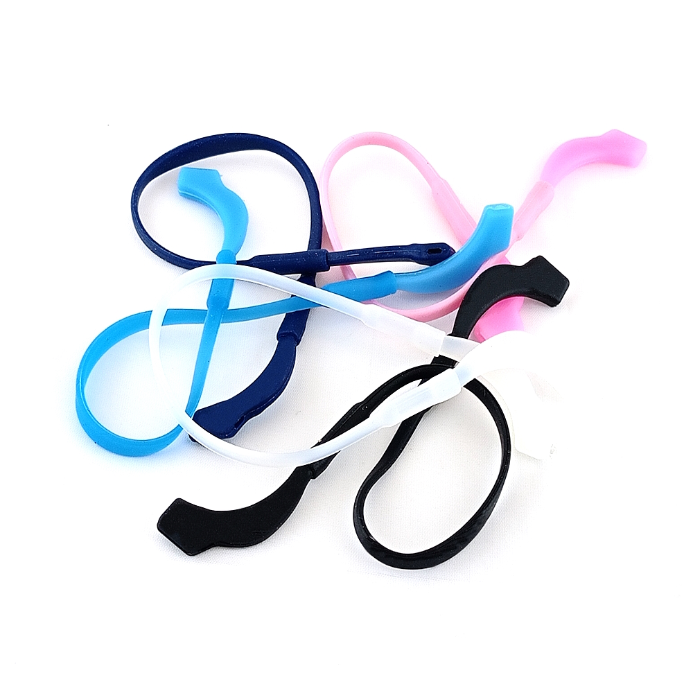 Набор в футляре: силиконовая резинка + стоппер (голубой)