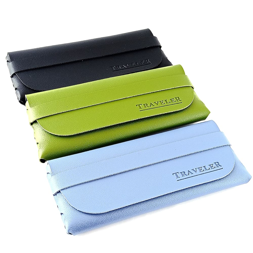 Футляр для очков мягкий зеленый