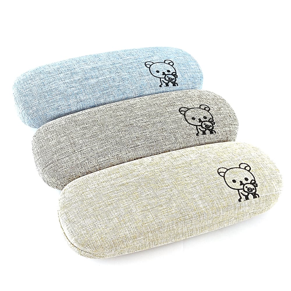 Футляр для очков хлопушка коричневый /2019-5