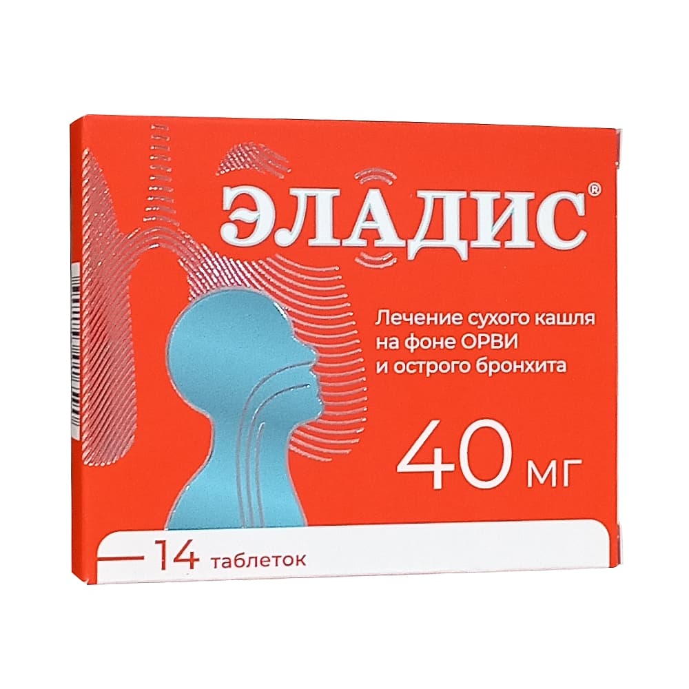 Эладис таблетки 40мг 14шт 